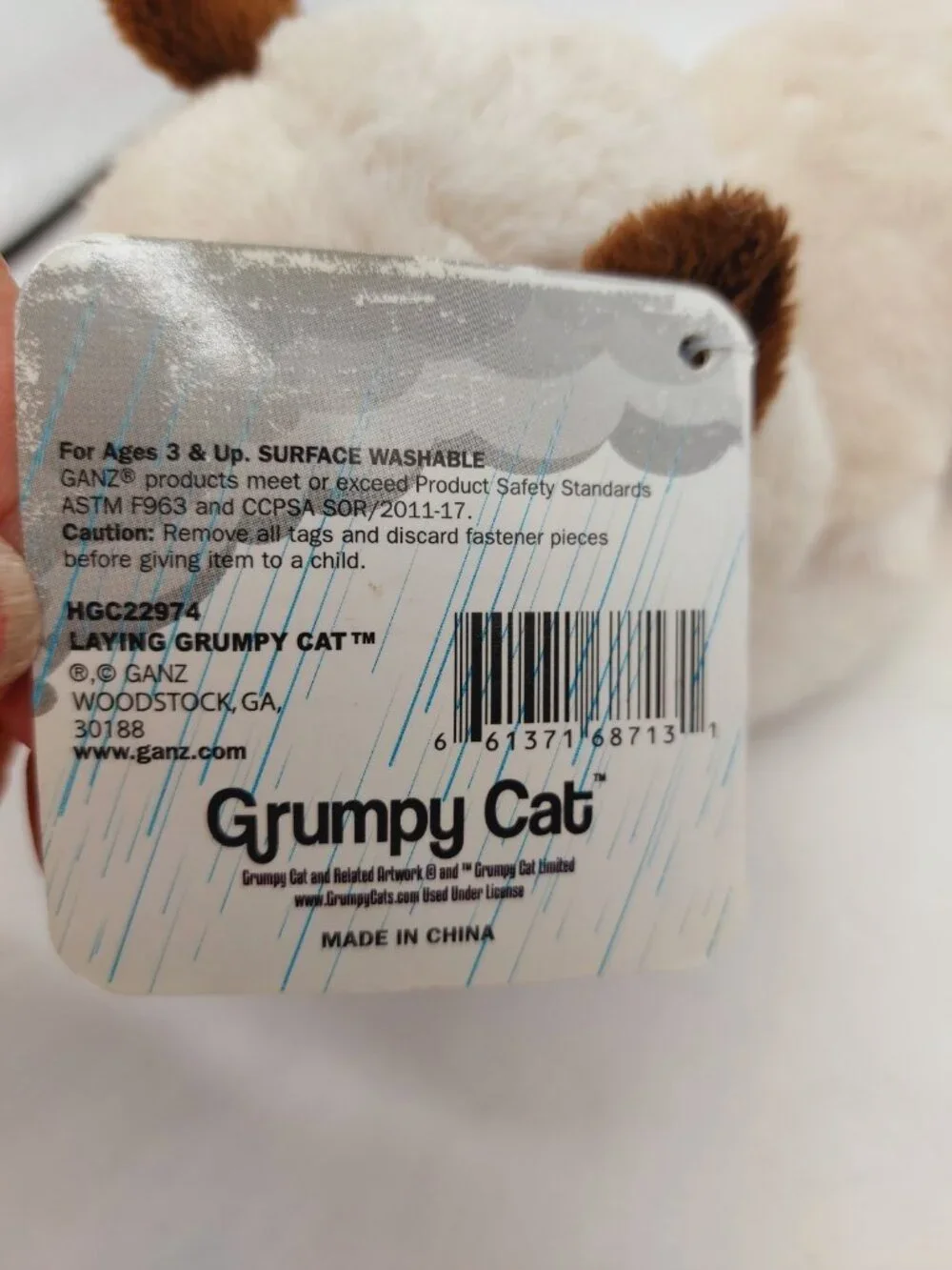 Ganz Grumpy Cat Plush 8